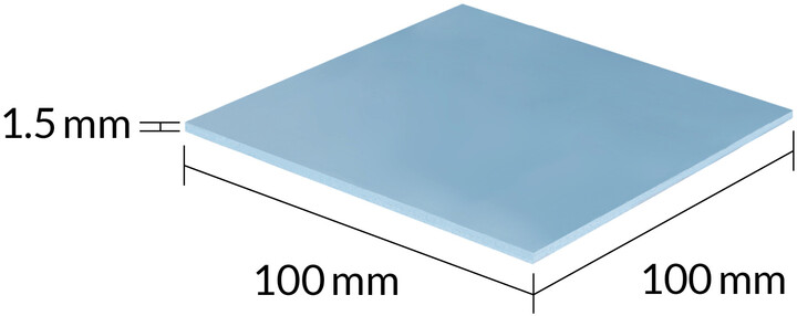 Pad termik Arctic TP-3, 100x100x1.5mm