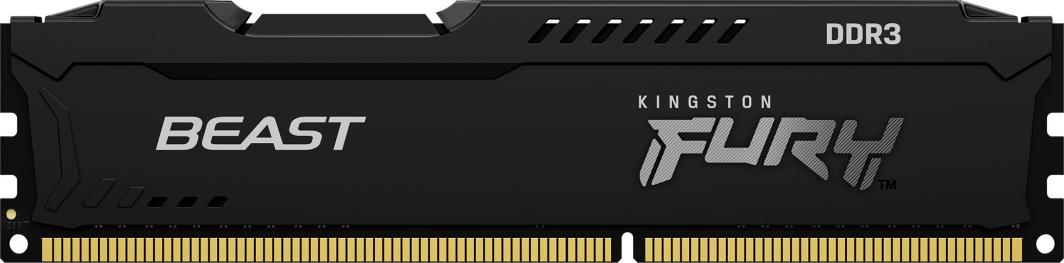 Memorie Kingston Fury Beast, DDR3, 16 GB, 1866 MHz, CL10, KF318C10BBK2/16