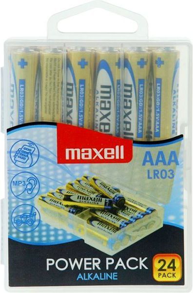 Bateri Maxell AAA / R03, 24 copë