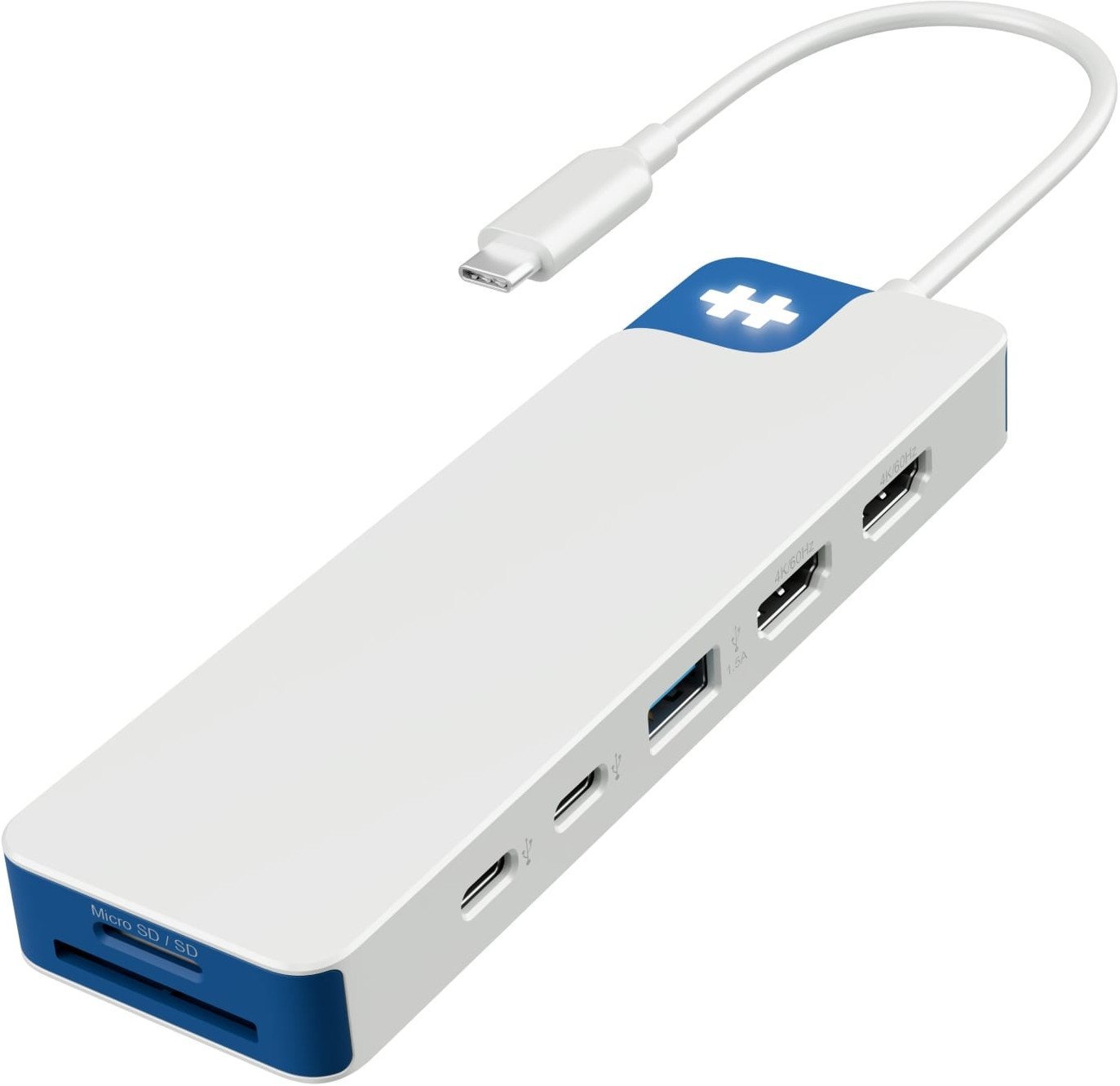 USB C хаб Targus HyperDrive Flex, 9 порти, HDMI, Midnight Blue