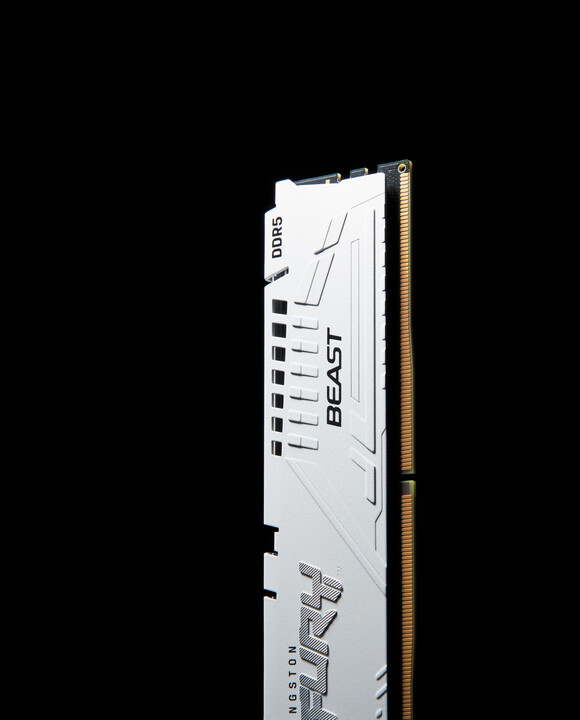 Modul i memories Kingston Fury Beast White 64GB (2x32GB) DDR5 6000 CL36, AMD EXPO
