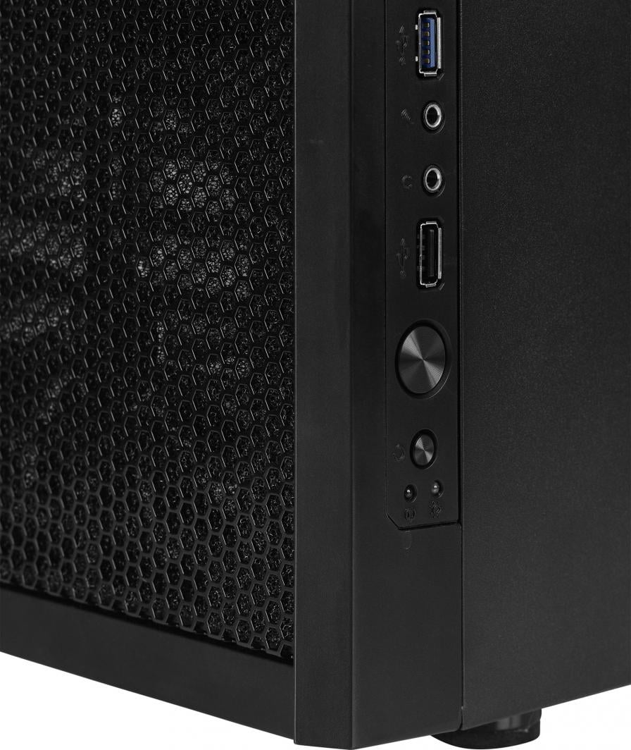 Kuti kompjuteri Fractal Design Core 1000, MIDI Tower, USB 3.0, e zezë