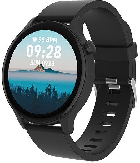 Ora inteligjente Maxlife MXSW-120, Bluetooth, IP67, e zezë mat
