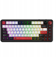 Tastierë mekanike Ajazz AK820 MAX PLUS, triple mode, RGB, e zezë