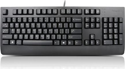 Tastierë Lenovo Preferred, me kabllo, US, e zezë