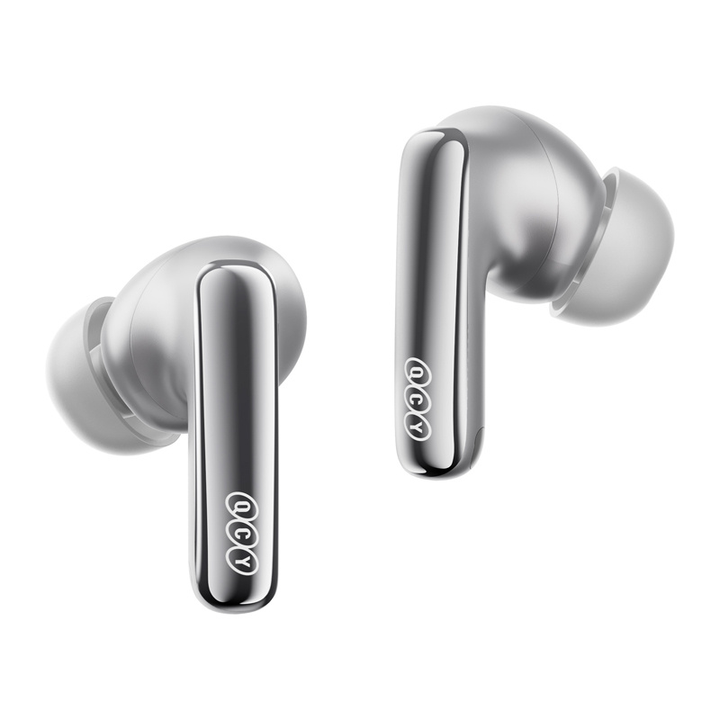 Kufje wireless QCY HT18 MeloBuds N70, Bluetooth 6.0, Hybrid ANC, argjendta