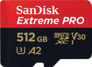 Kartë memorie SanDisk Extreme PRO microSDXC, 512GB, Class 10 UHS I U3 A2 V30