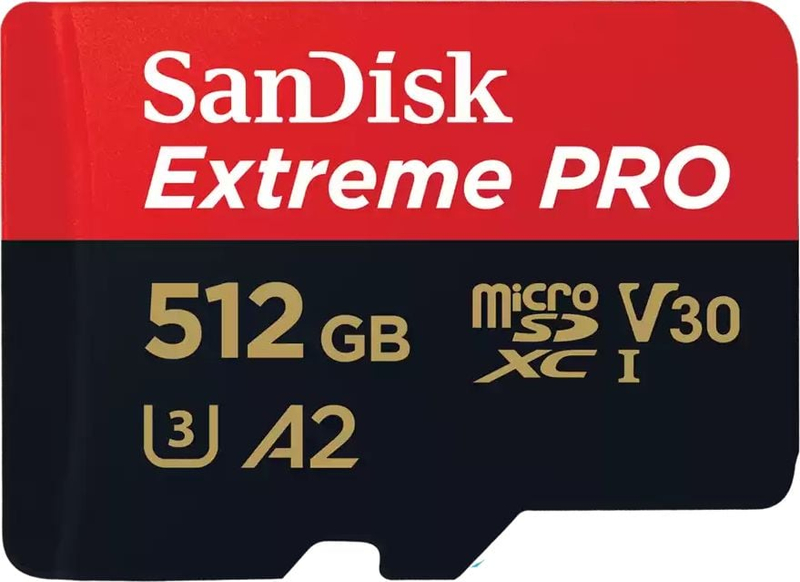 Kartë memorie SanDisk Extreme PRO microSDXC, 512GB, Class 10 UHS I U3 A2 V30