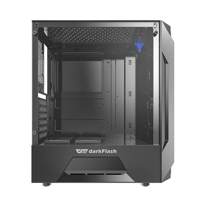Kutia kompjuterike Darkflash DLM23, Middle Tower ATX mATX ITX, panel xhami i temperuar, e zezë