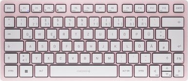 Tastierë CHERRY KW 7100 MINI BT, Bluetooth, QWERTZ gjermanisht, rozë