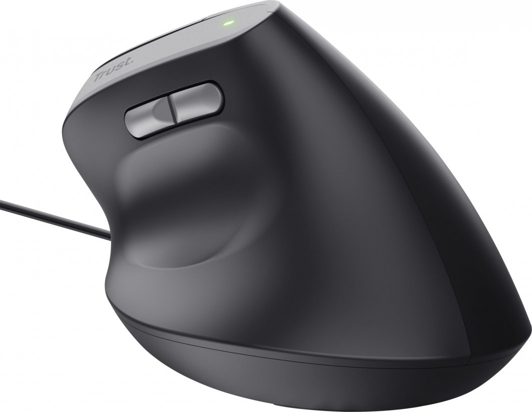 Maus Trust Bayo, me kabllo, USB, i zi