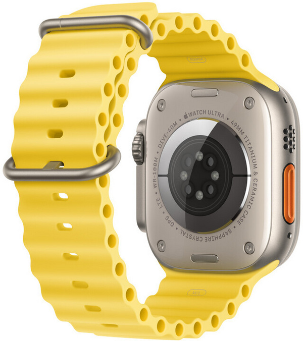 Apple Watch 49mm Band, Yellow Ocean Band Extension