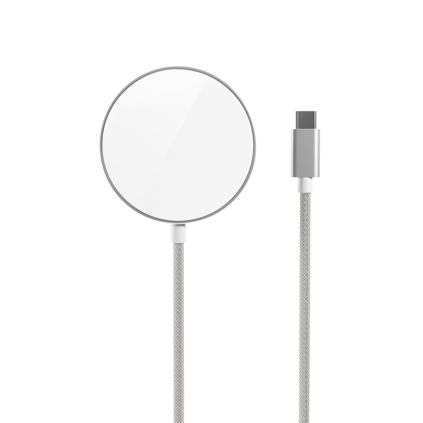 Mbushës pa tel Epico UltraBase Qi2 Mag+ EO50, 15W, MagSafe, i argjendtë
