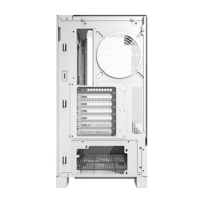 Kuti kompjuteri Darkflash DY450, ATX, xham i tejdukshëm, e bardhë