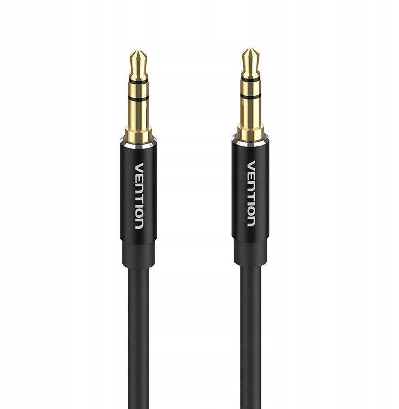 Kabllo audio Vention, 3.5mm male to male, 3m, e zezë
