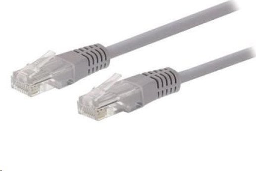 Мрежен кабел C-TECH Patchcord Cat5e, UTP, 25m, сив