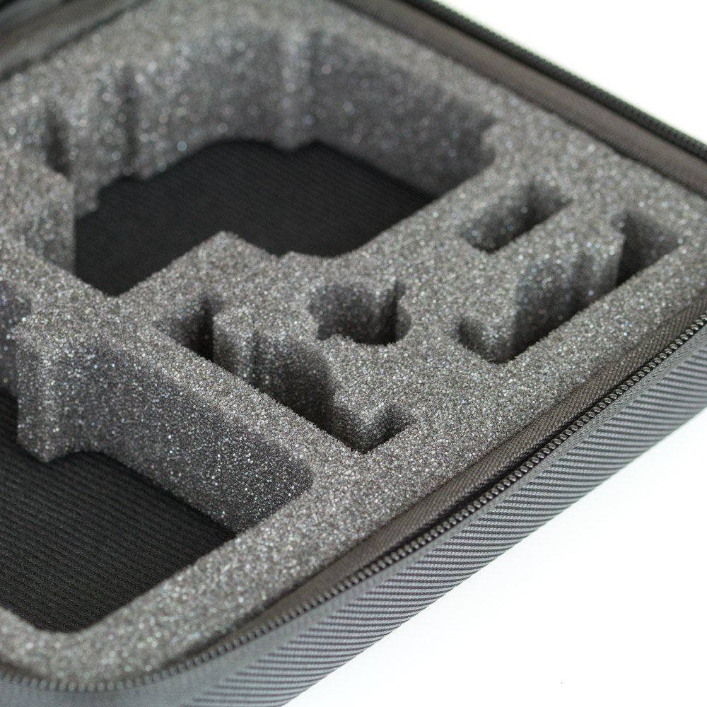 Kuti universale për kamera sportive Hurtel M, 22 x 18 x 6.5cm, e zezë