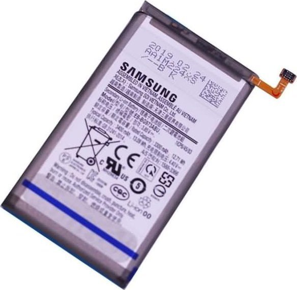 Bateri telefoni Samsung Galaxy S10 G973, zëvendësuese, litium, e zezë