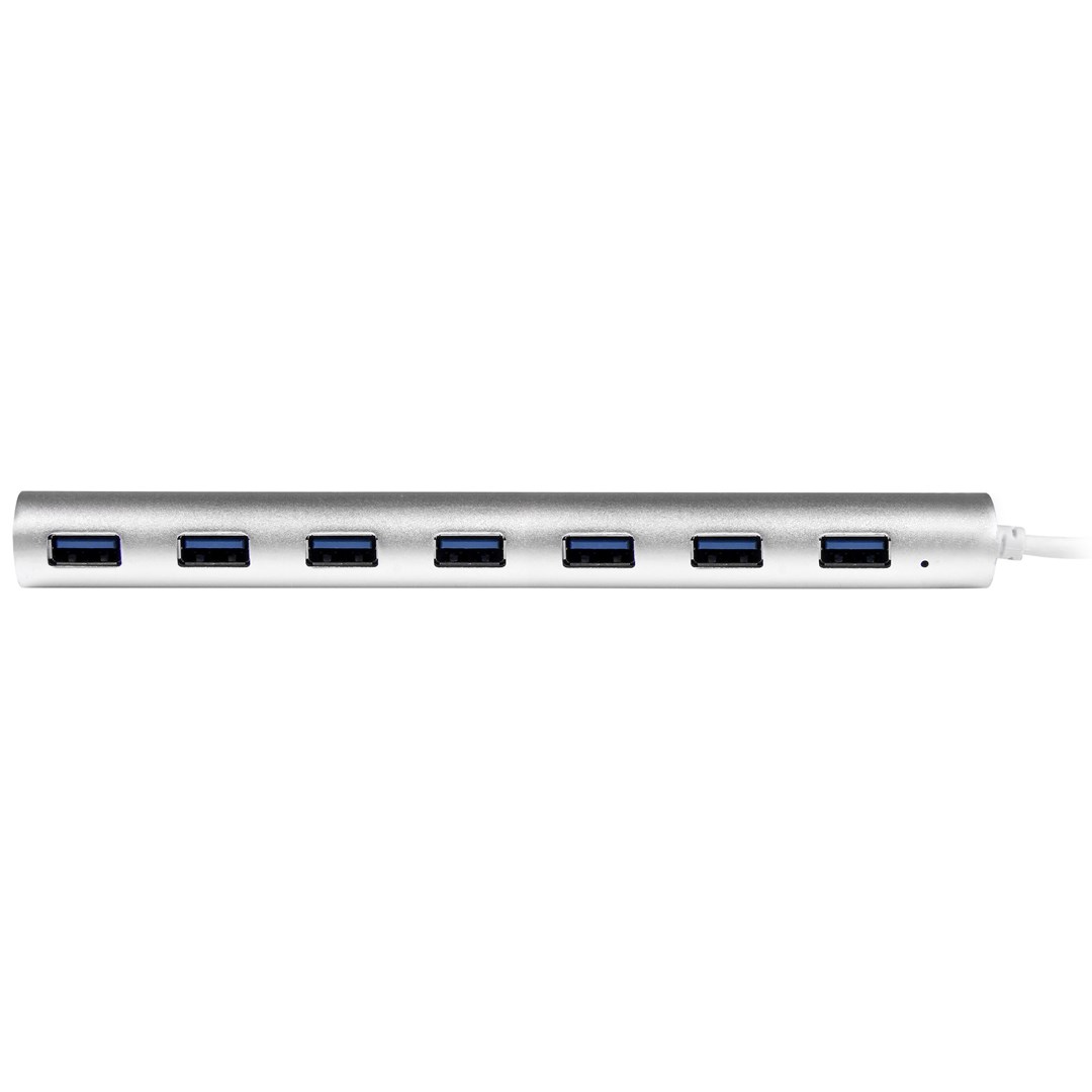 Qendër USB Startech ST73007UA, 7x USB-A 3.0, e hirtë