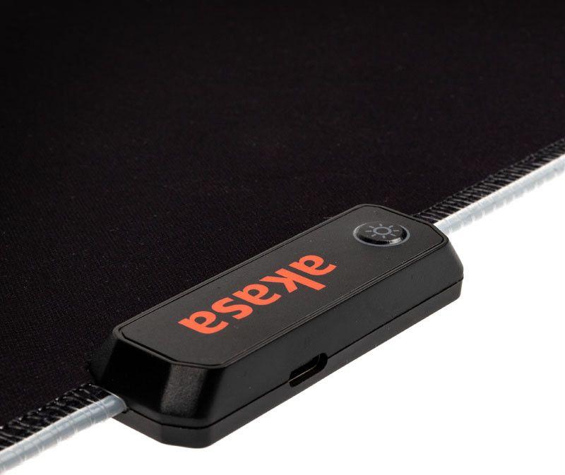 Mauspad Akasa Soho RS RGB, S, i zi