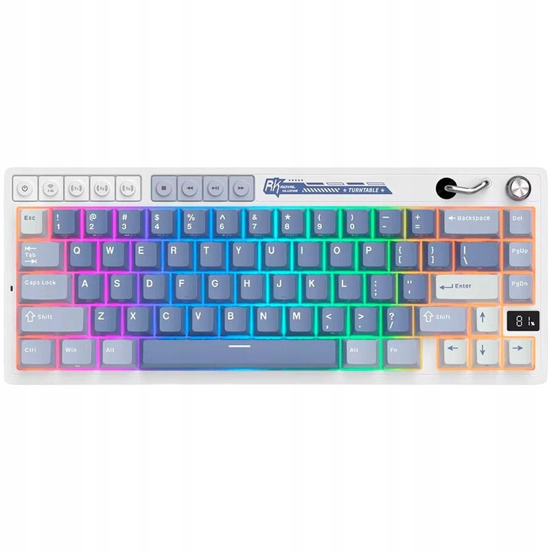 Tastierë mekanike Royal Kludge M65 Ocean Blue, 65%, layout US, blu