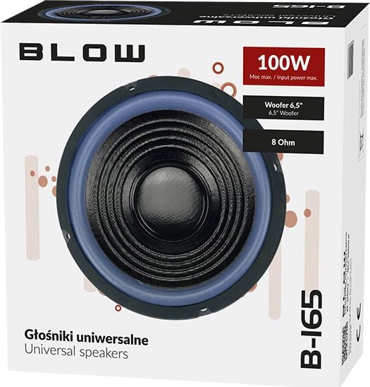 Woofer për makinë Blow B-165, 6.5", 100W, 8 Ohm