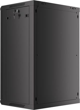 Kabinet Lanberg WF01-6418-10B, 19", 18U, i zi