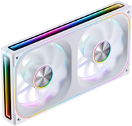 Ventilator PC Jonsbo ZA-240, 240mm, PWM ARGB, i bardhë