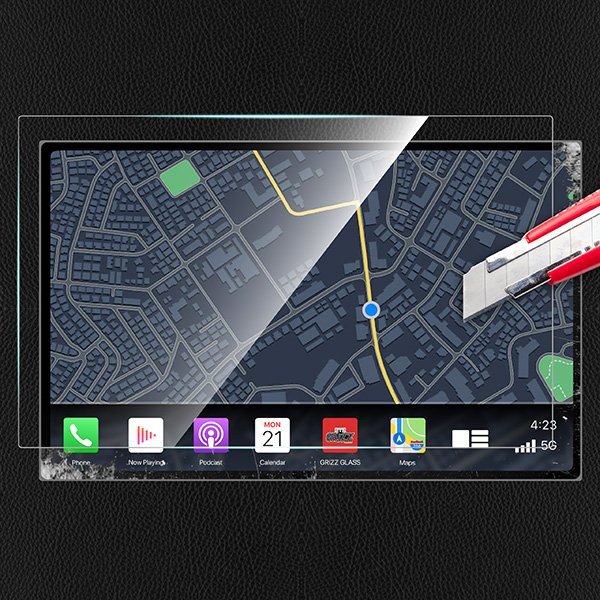 Film keramik ekrani GRIZZ për Audi A5 F5 Virtual Cockpit Plus 12.3", transparent
