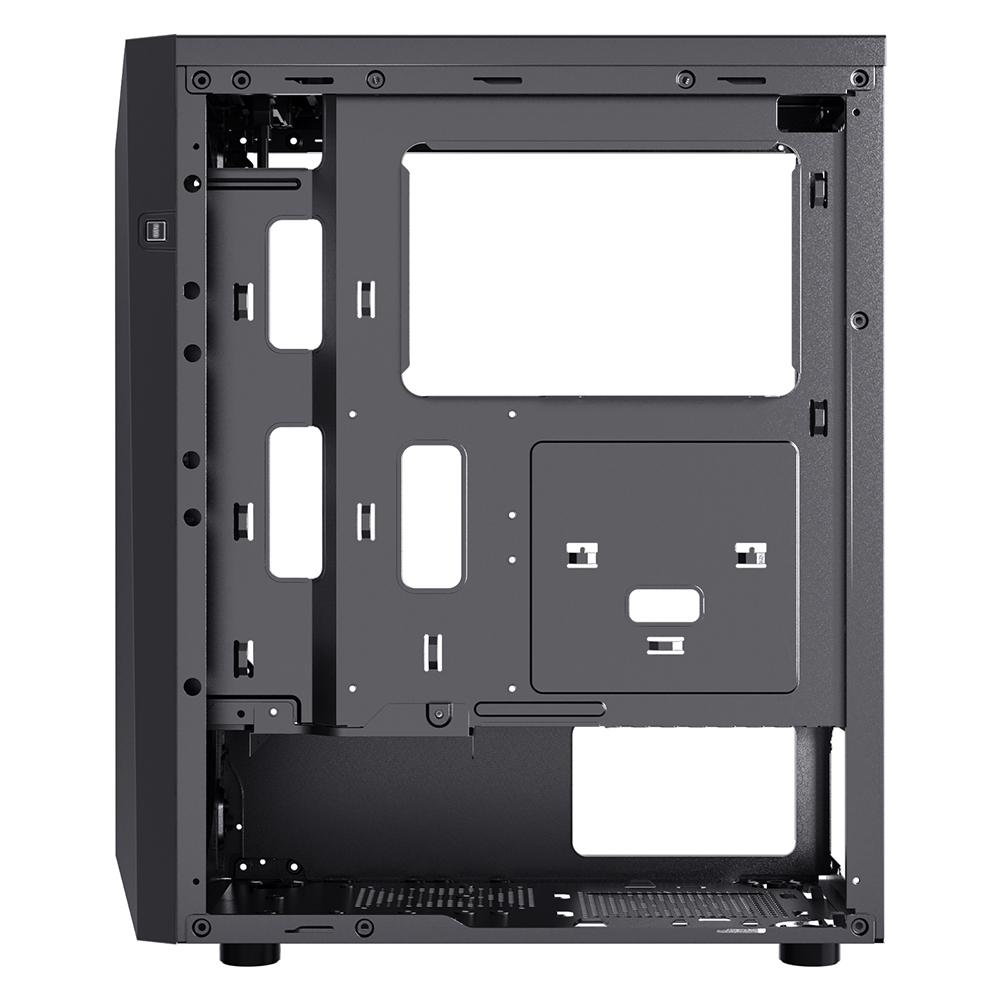 Kuti kompjuteri Spacer Warrior, ATX Mid Tower, 7 slote zgjerimi, e zezë