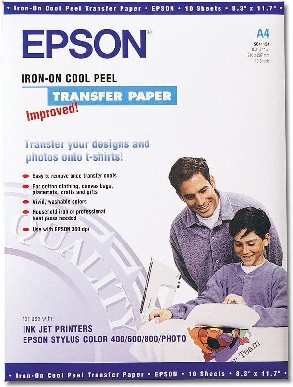 Letër Epson Cool Peel T-Shirt Transfer Photographic Film,10 copë