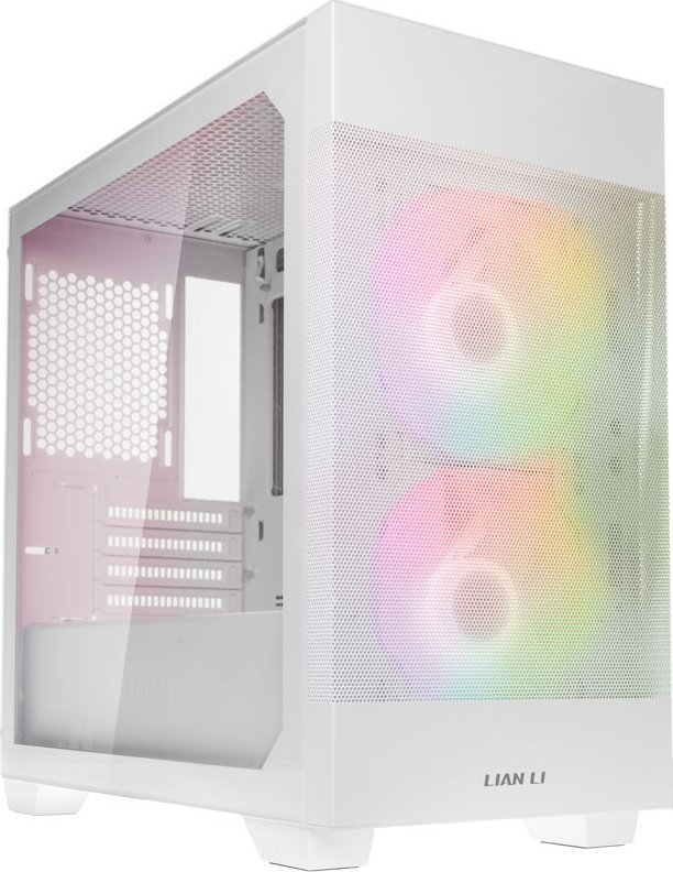 Kasë Lian Li LANCOOL 205M Mesh, e bardhë, Micro Tower