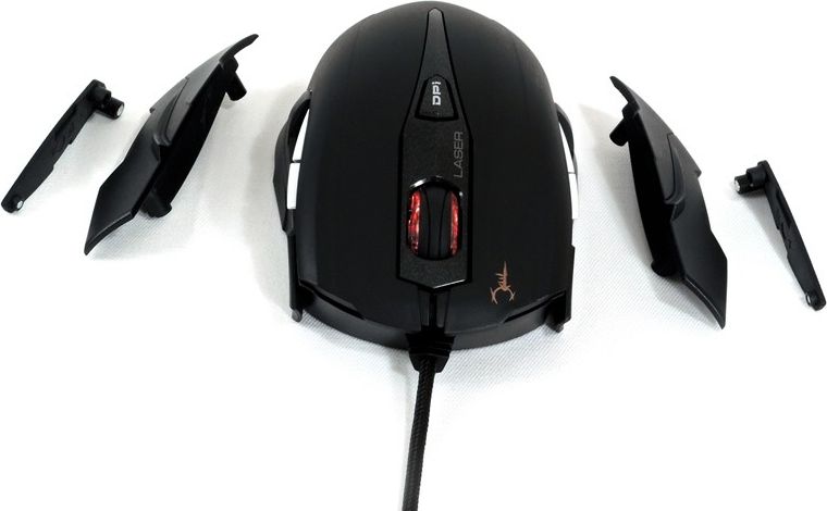 Maus lojërash Gamdias HADES GMS7011, lazer, 8 butona, me kabllo USB, i zi