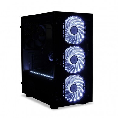 Kutia kompjuterike iBOX Passion V4 OPV4, RGB, ATX, e zezë