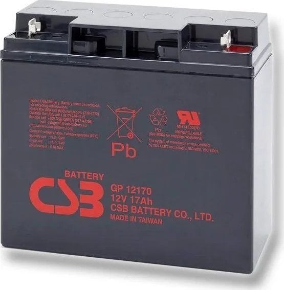 Bateri plumbi CSB GP12170, 12V, 17Ah, e zezë