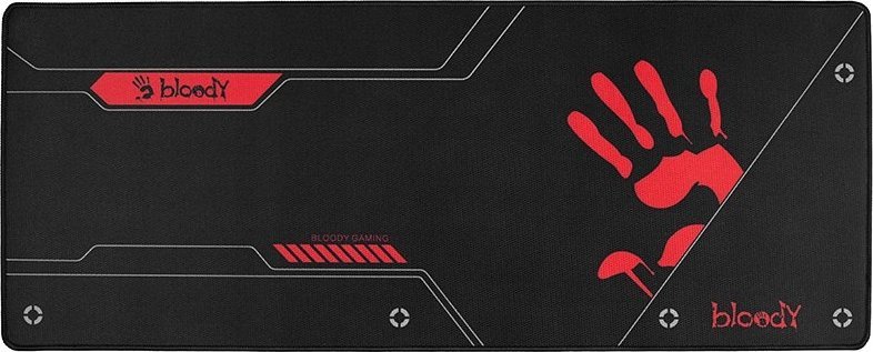 Mousepad A4TECH Bloody BP50L, sipërfaqe tekstil, bazë kundër rrëshqitjes, i zi