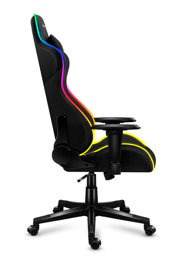 Karrige Huzaro Force 6.2 Mesh RGB LED, e zezë