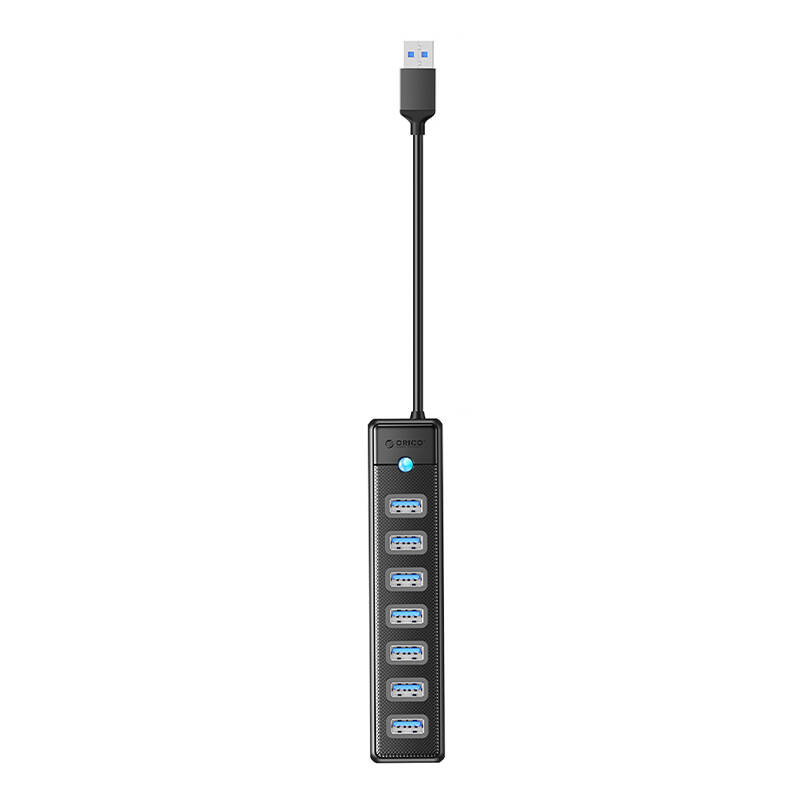 Hub USB Orico PW7U, 7x USB 3.0, 5 Gbps, i zi