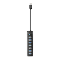 Hub USB Orico PW7U, 7x USB 3.0, 5 Gbps, i zi