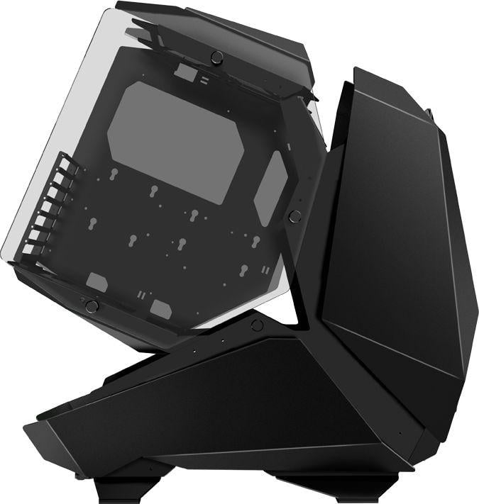 Kasa PC Jonsbo MOD5, Big Tower, xham i temperuar, e zezë