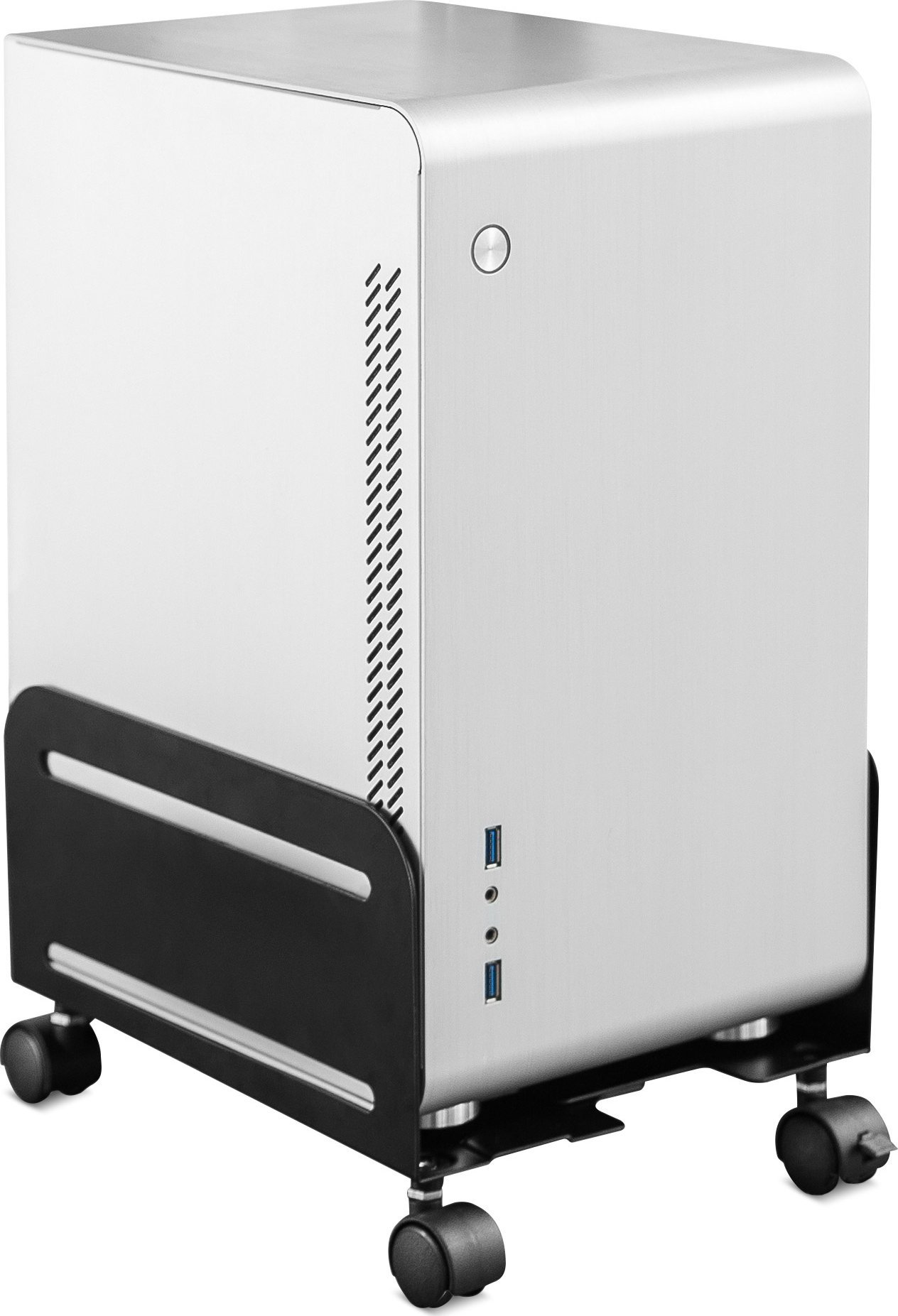 Mbajtëse me rrota për kasë kompjuteri InLine PC Trolley, deri 10kg, e zezë