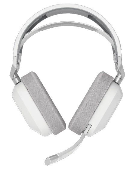 Kufje Corsair CA-9011296-EU, wireless, Bluetooth, të bardha