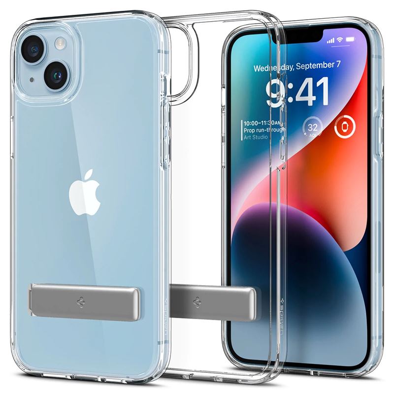 Mbështjellës për iPhone 14 Plus Spigen Ultra Hybrid S, transparent