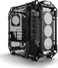 Kuti PC Alphacool Apex Pro Skeleton, kornizë e hapur, karboni, e zezë