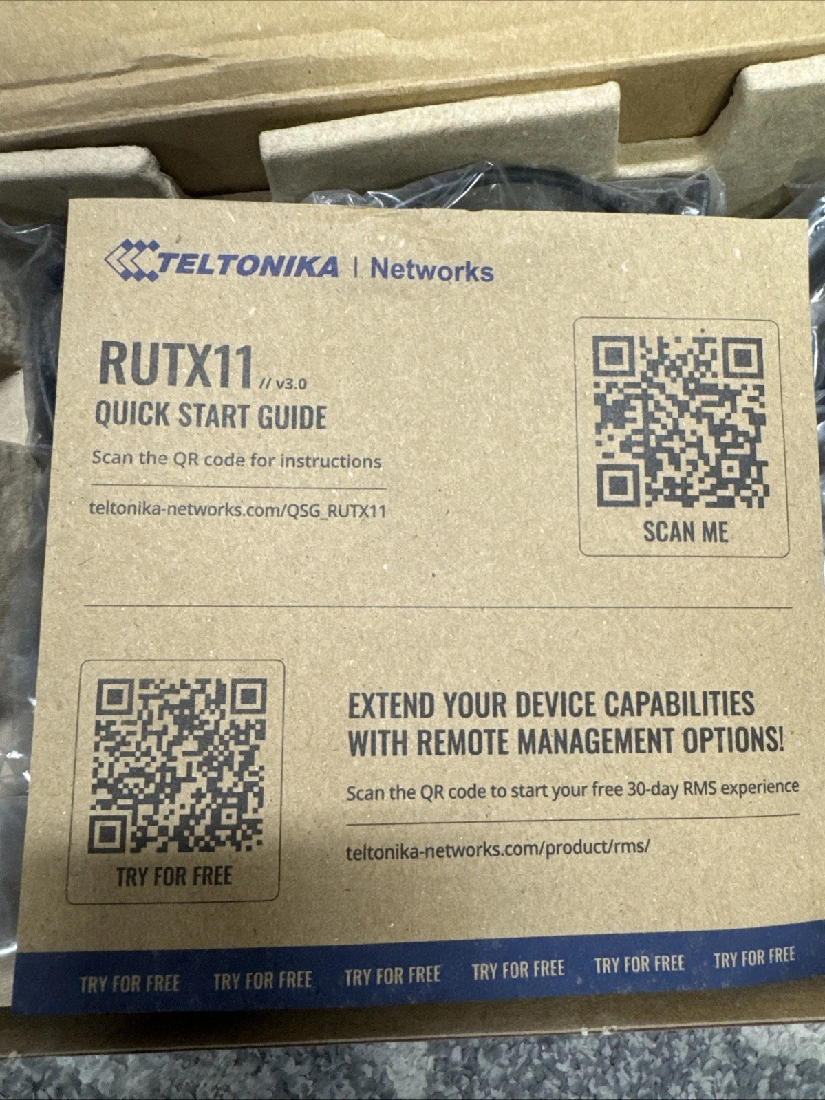 Ruter industrial Teltonika RUTX11, 4G LTE Dual SIM, Wi-Fi 300 Mbps, i bardhë