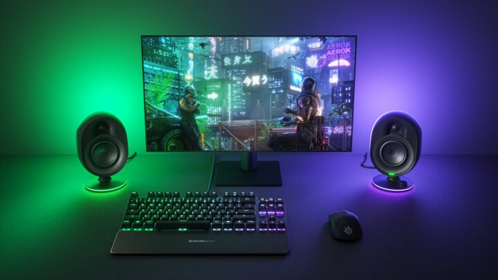Altoparlantë SteelSeries Arena 7, 2.1, të zi