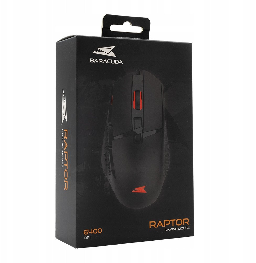 Maus gaming Baracuda RAPTOR BGM-051, 6400 DPI, 8 butona, i zi
