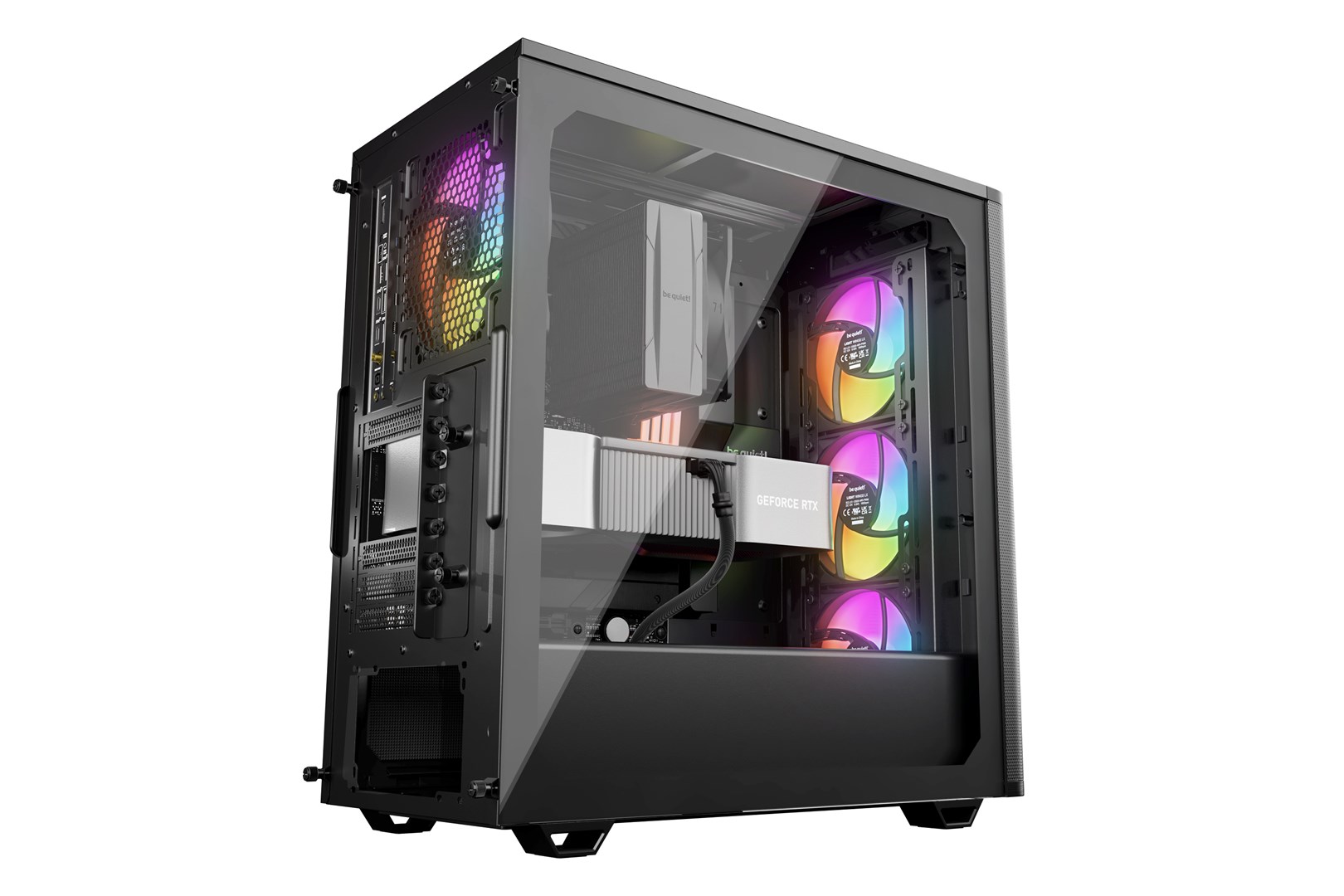 Kutia PC be quiet Pure Base 501 LX, mid tower, xham i temperuar, e zezë
