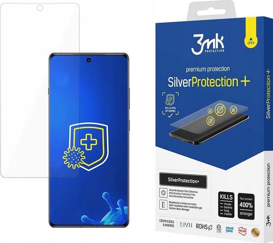 Folie mbrojtëse 3MK SilverProtect Plus për OnePlus Ace 3, antibakteriale, vetë-rigjeneruese, transparente