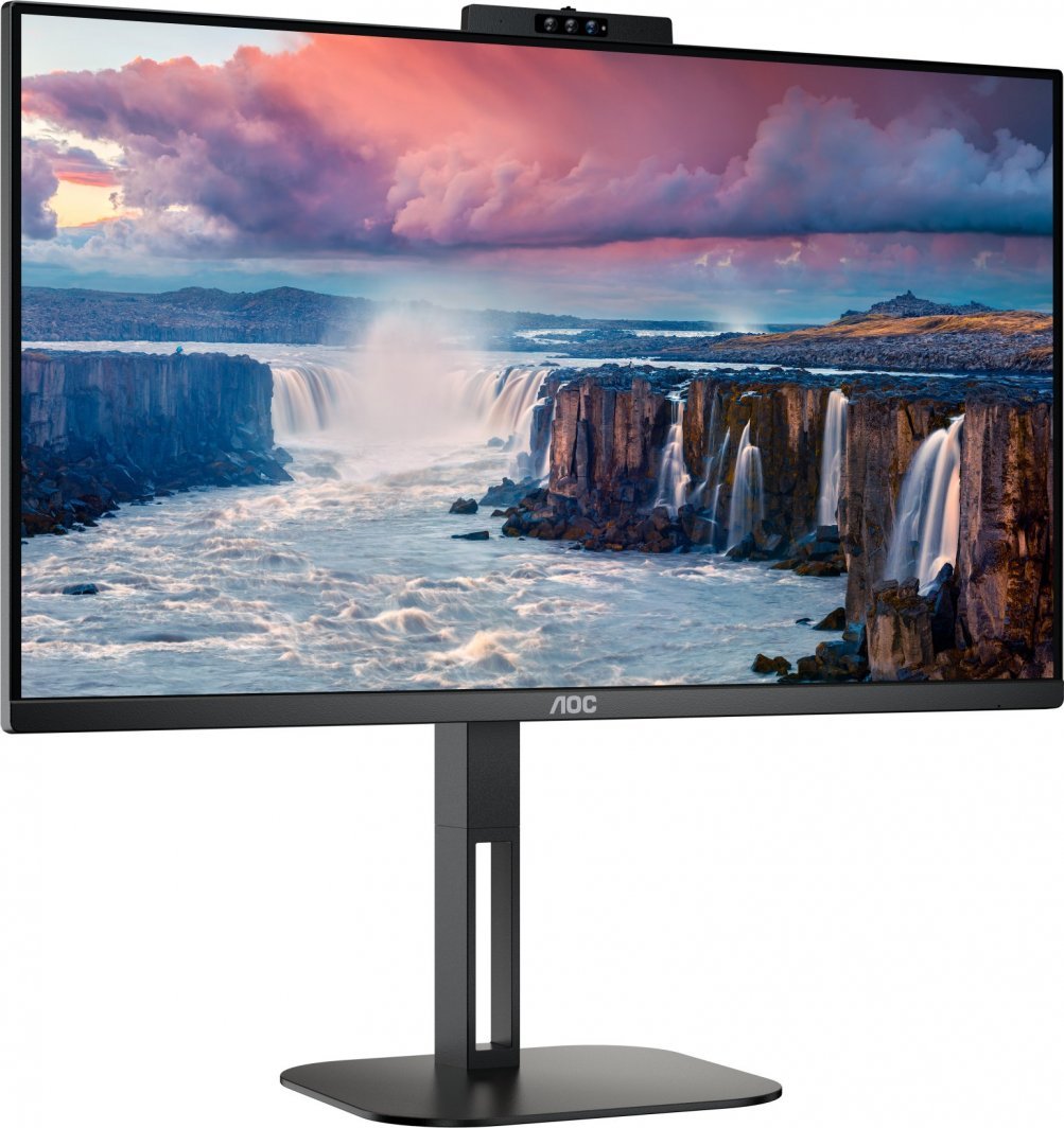 Monitor AOC 24V5CW, 23.8" IPS Full HD, USB C, me webkamera, i zi